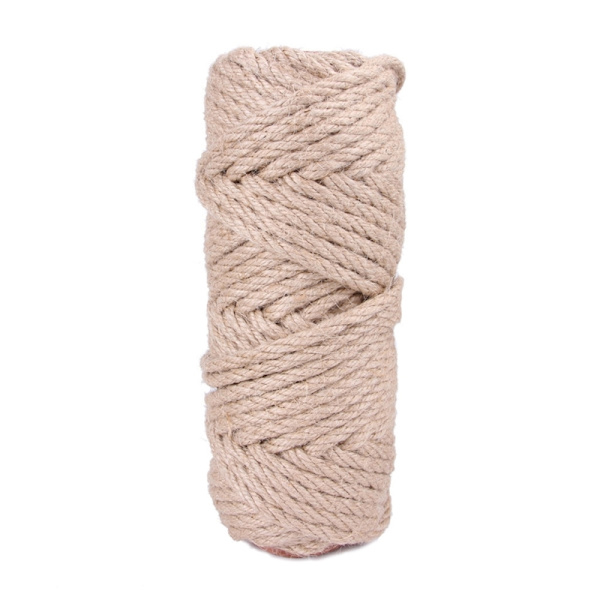 Kat Naturlig Sisal Reb til Udskiftning af Kradsestolpe, Sisal Reb til Reparation, DIY Kradser, 4/6/8 mm Diameter
