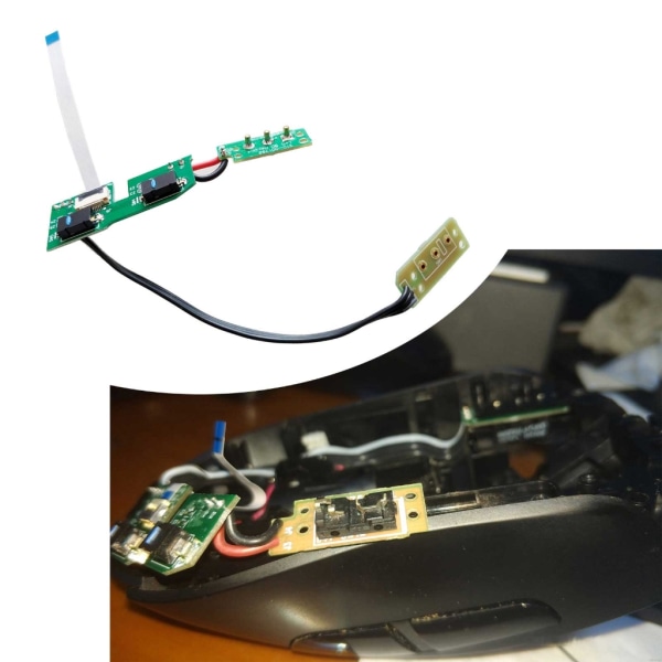 Mus Micro Switch Reparation Byte av musknapp Circle Board för Logitech G603 Microswitch Board med kabel Hot Swap