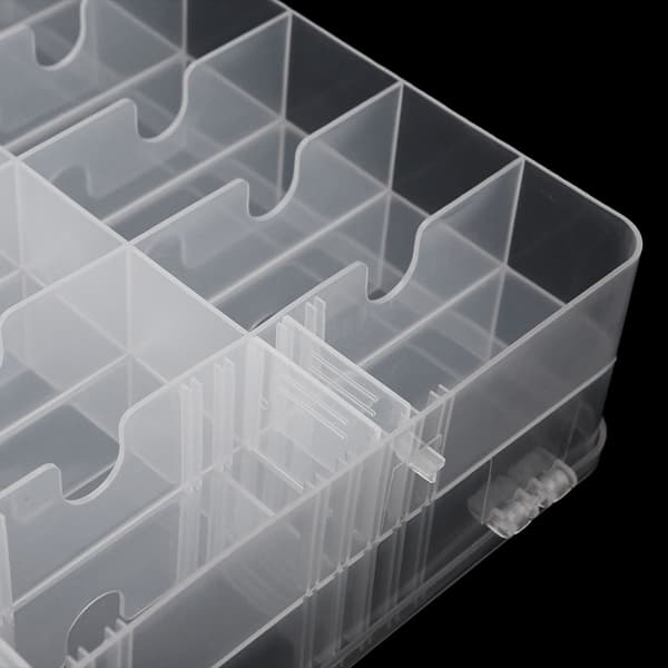 Pro 48 Gitter Neglelak Holder Display Container Organizer Opbevaringsboks til Ca