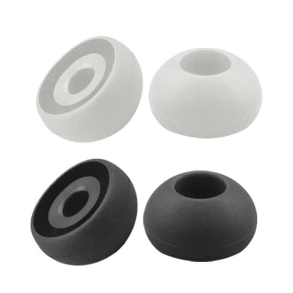 Silikon Ørepropper Ørehetter Øreputer 3 Sett for Endurance In ear Øretelefoner Black