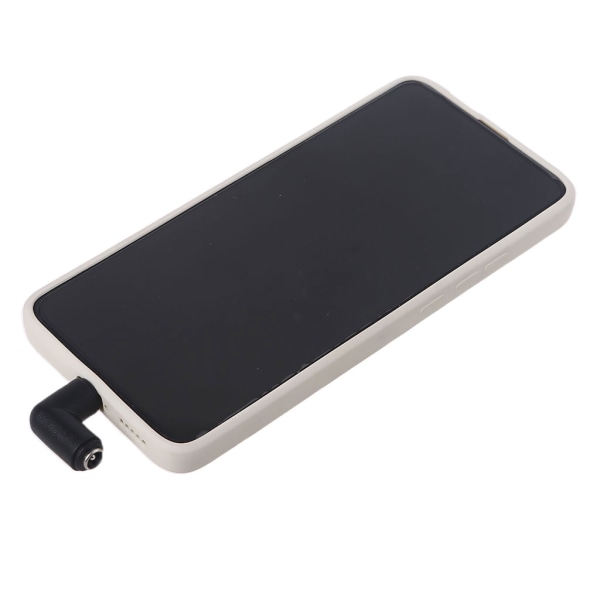5,5x2,1 mm armbåge hona till USB c typ C haneadapter svart plastvinkeladapter armbågsadaptrar för mobiltelefon/surfplatta
