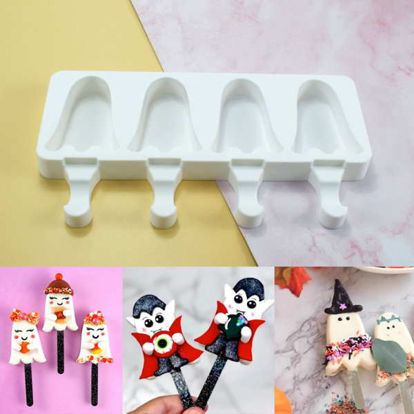 DIY- form Godisdekoration Julklapp Lätt att rengöra Söt spökform
