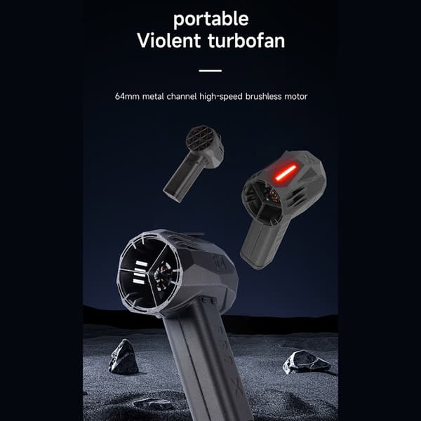 Mini X64 Professionell Högpresterande Fläkt med Stabilt Luftflöde och Bekvämt Grepp