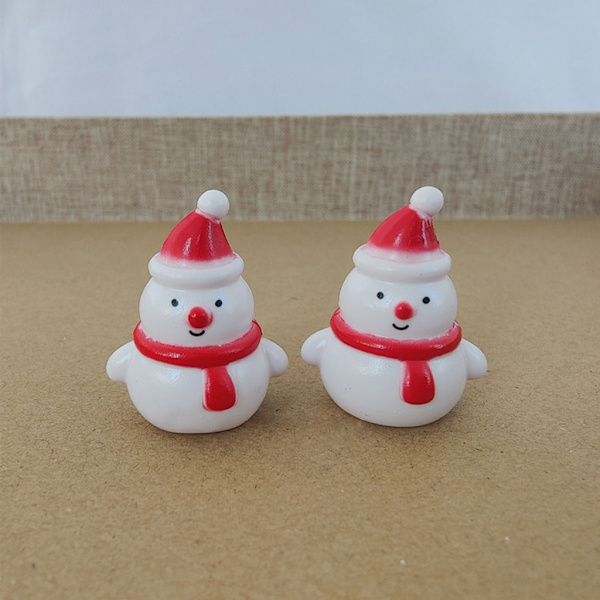 Tomteminiatyrer Ornament Jul Dockhus Födelsedagspresent Skrivbord Dekor Juldekorationer Miniatyr Santa Claus
