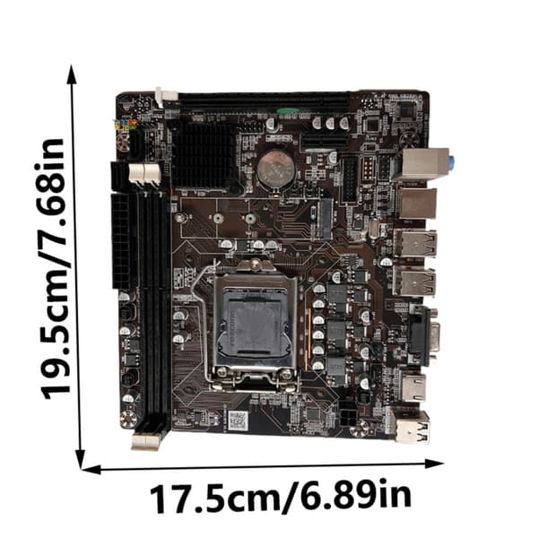 Avancerat 1155 DDR3 H61 Moderkort Datakabel För 1155-Seriens Processorer
