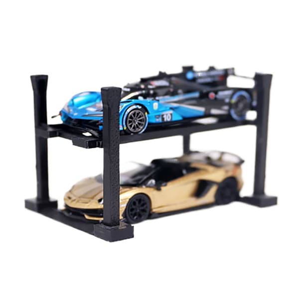 1/64 Skala Bil Legetøj Organizer Stand Display Rack Samlesæt til Modelkøretøj 3