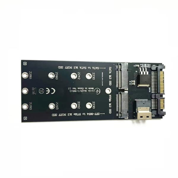 SFF-8654 til M.2 NVME Udvidelseskort 2 i 1 Adapter til Computerbundkort