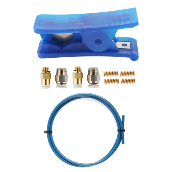 3D-skrivare Ender CR Perforerad Pneumatisk Anslutning Trakeal Set Push to Connect PTFE-slang 2m Slangskärare Formfjäder
