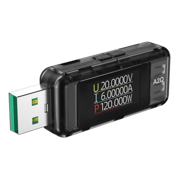 A2Q USB Voltmeter Testare USB Strömanalysator Underhåller Enheter med Låg Ström