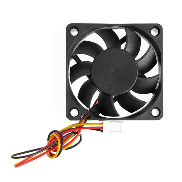 6 cm DC børsteløs ventilator 12V 0.18A 3 ledninger 3-benet højhastigheds serverkøling