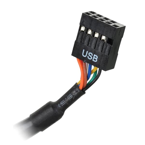 USB header till USB kabel, moderkort USB 3.0 hona till USB 2.0 hane header-kabel