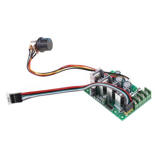 30A for DC 6-60V PWM Motorhastighetskontrollerkort Dimmer Strømregulator+Display