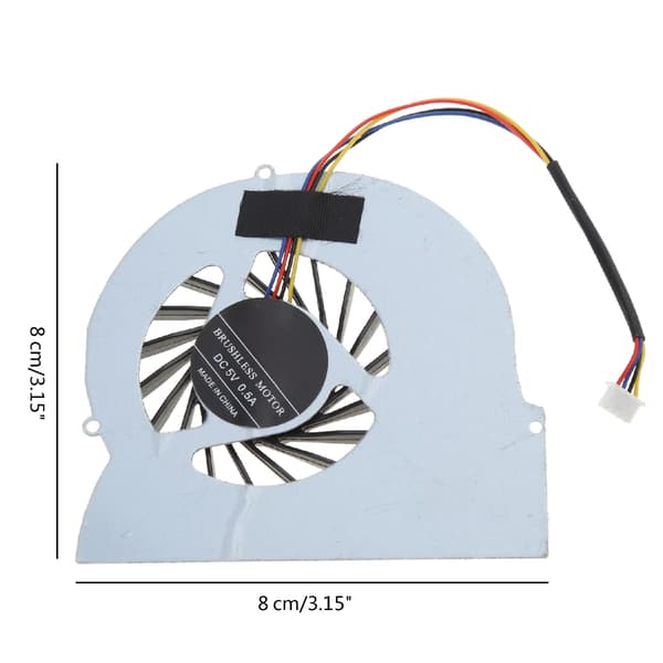 4-pin DC5V børsteløs blæser CPU-køler radiator til EliteBook 8560w 8570W bærbar computer