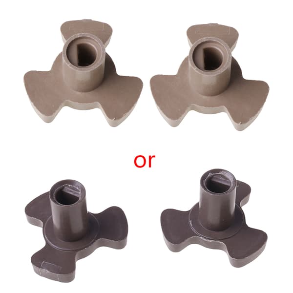 2 st 14 mm mikrovågsugn roterande rullguide stödkoppling bricka axel