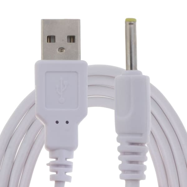 Universal 5V DC strømkabel USB til DC 2,5x0,7mm strømkabel opladerledning 2m
