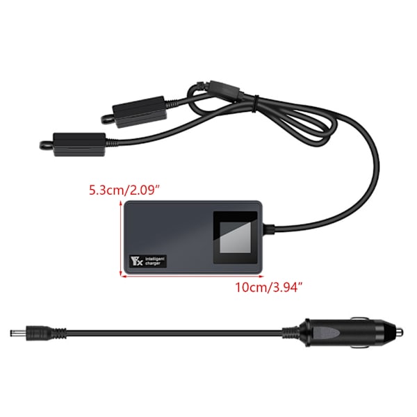 Batteriladdare 3 i 1 snabbbatteriladdarnav för AIR 2 Drone billaddare MAX DC12.6Vor13.2V 2.5A utgång