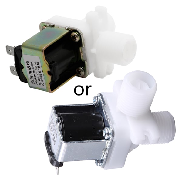 AC 220V Elektrisk Solenoid til Ventil Magnetisk N/C Vand Luft Indløbsflow 1/2 \" Switch