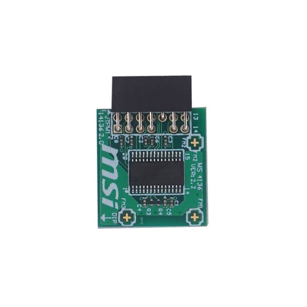 TPM Sikkerhedsmodul TPM2.0 MS-4136 Trusted Platform Module Computer Adapter