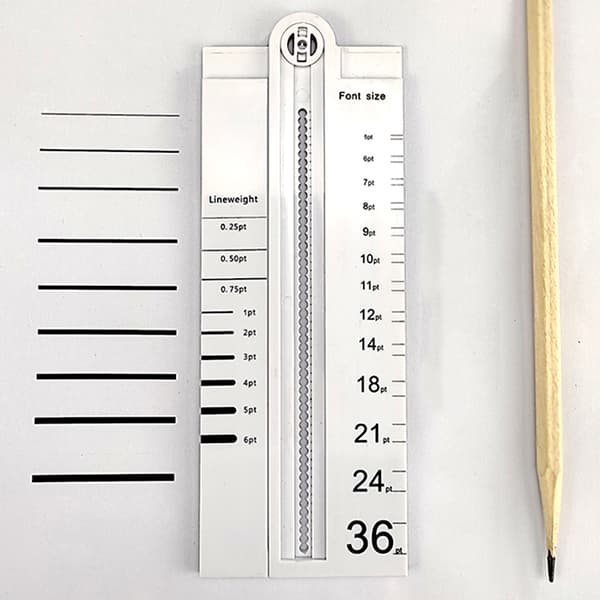 30 cm Transparent Rektangulär Linjal Teknik Mätning Konstruktionsverktyg