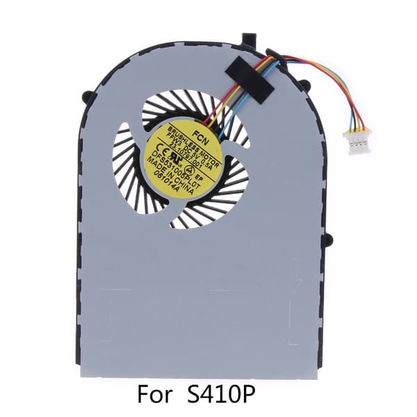 Original Laptop Køleventilator 4-Pin CPU Radiator til S410P S510P