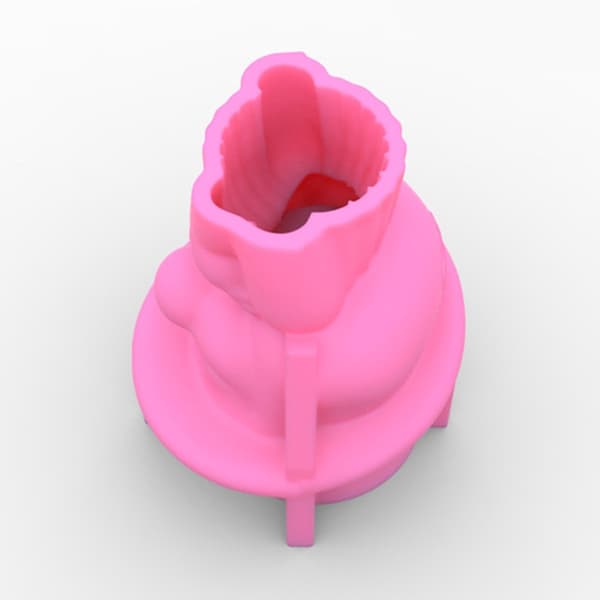 DIY Silikon Söt Flicka Blomkruka Förvaringslåda Form för Suckulenta Växter Dekor