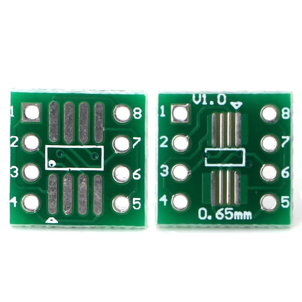10 stk SOP8 SSOP8 TSSOP8 til DIP8 adapteromformer PCB-kort