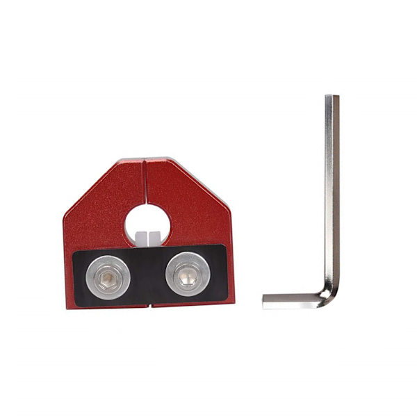 Filamentsvejser-konnektor, filamentsensor til 1,75 mm ABS-filament DIY Filament 3D-printertilbehør (Sort/Rød)
