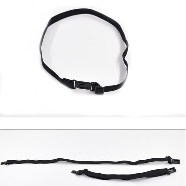 10 stk. DIY Tilbehør Sløyfe Justerbart Belte Elastisk Stroppforlenger med Klips