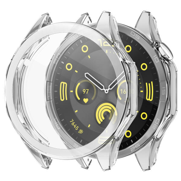 Stötsäker för GT4 41/46 mm skärmskydd Bumper Shell Cover anti-scratch Reptåligt hölje Slitstarkt Gray 46mm