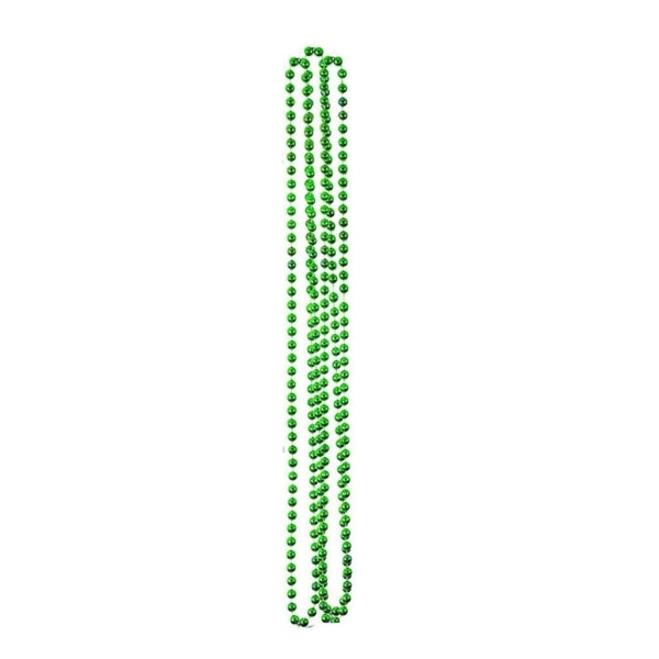 6st St. Patricks Day Shamrock Halsband Gröna pärlor Halsband Irish Day Festdekorationer Clover Letter Strand Smycken null - 5