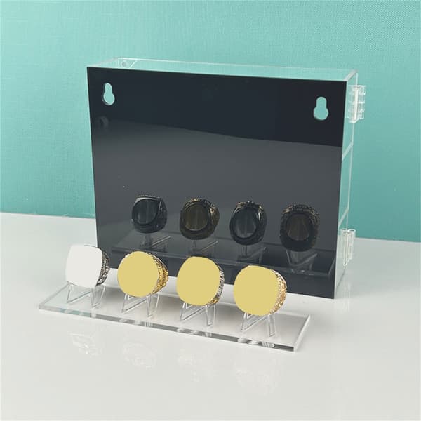 Akryl Baseball Ringer Utstillingsvindu Slots Display Case for Samlerringer