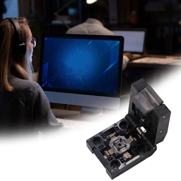QFP32 Flip Låg Programmeringsfatning Testfatning 0,5 mm Plads til IC-test