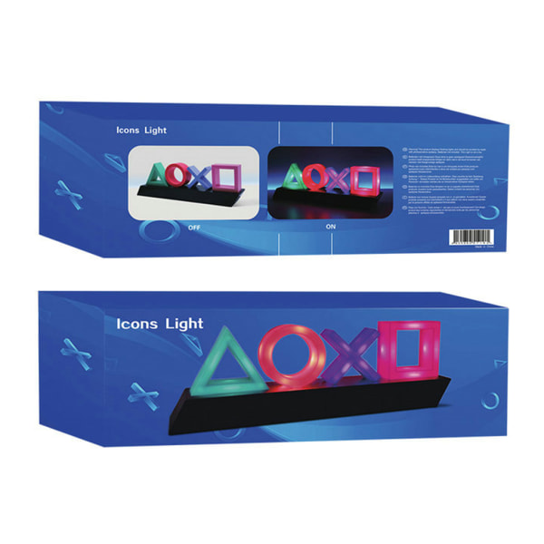 Ikon Ljus med 3 ljuslägen Röststyrning Spelikon Ljus Musik Reaktiv Spelrumsbelysning Neon Bar Lamp Dekoration