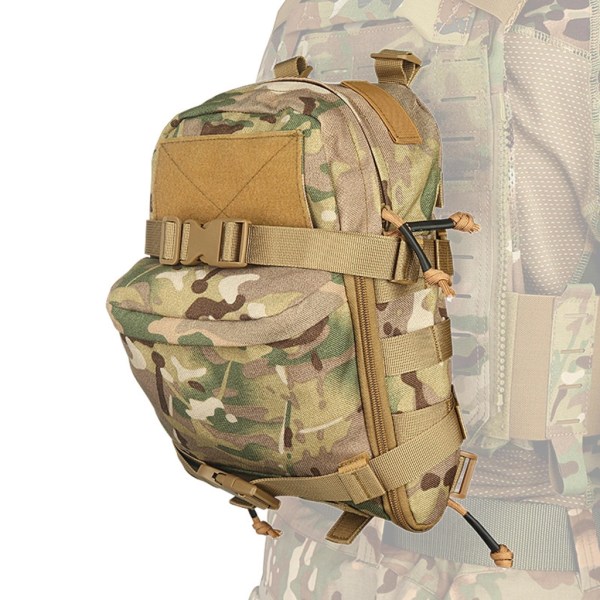 1000D Tactical Military Outdoor Sport Vattenväskor Mini Hydration Bag Hydration Ryggsäck Assault Molle Pouch för vuxen Camouflage