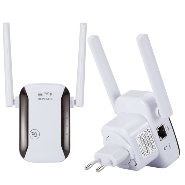 WiFi Range Extender Internet Booster Router Trådlös Signal Repeater Förstärkare Full täckning EU