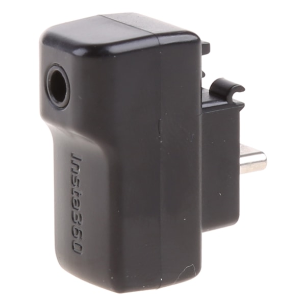 Kompatibel med Insta360 One X3 Kamera Mikrofonadapter 3,5mm Jack Type-C Laddningsport Stödjer Laddning/Inspelning