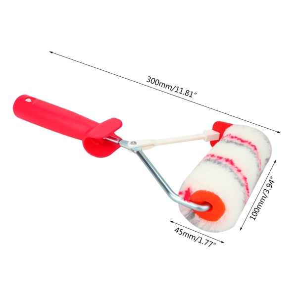 4 tums multifunktionell färgrulle målarpensel roller hörn trumma borste pensel vägg borstar tackla roll målning pensel