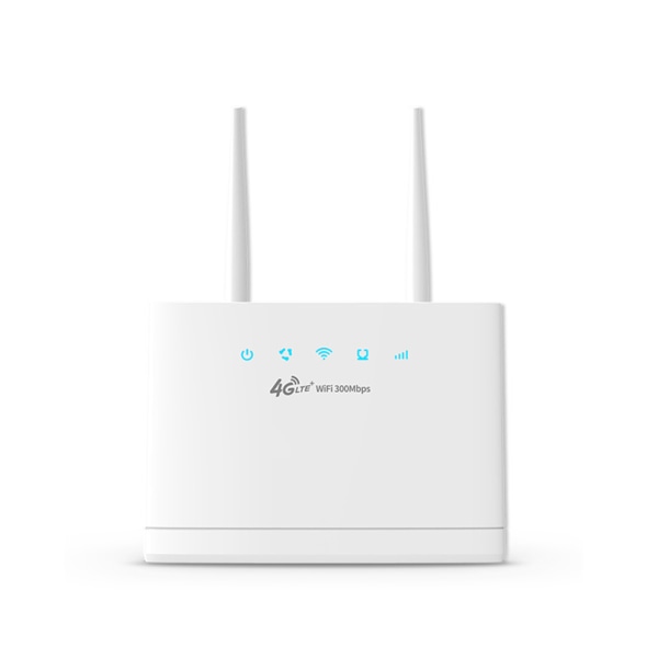 Höghastighets R311 4G LTE Router 4G Wifi 300Mbps trådlös router med SIM-kortplats 2,4G Hemnätverk Bredband EU