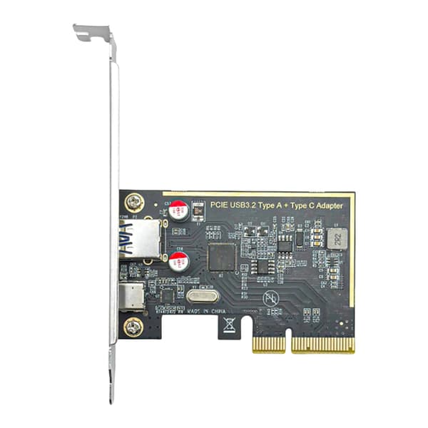 PCIe till USB3.0 TypeC 3.1 Kort ASM1142 Chip Strömförsörjning för Snabb Dataöverföring