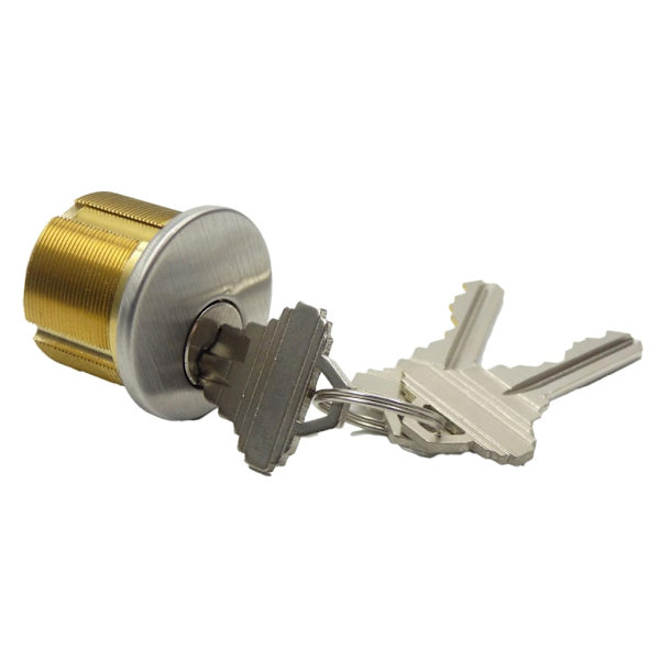 Mässing Mortise Cylinder med KeyStorefront Säkerhet för Kommersiell Dörrlås 1Inch