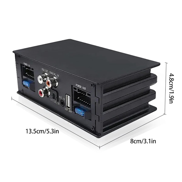 4x50W Signalprocessor med 16-stiftskabel Bilförstärkare