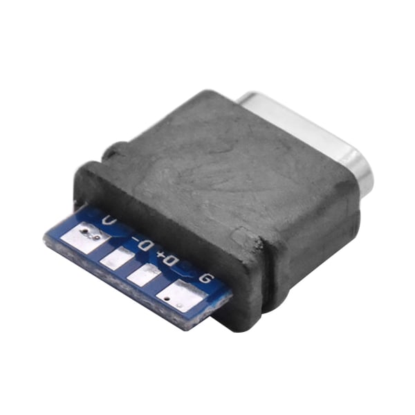 10 st Typ C-kontakt Testkortadapter Vattentät elektronikkontaktuttag för dataledningskabelöverföring