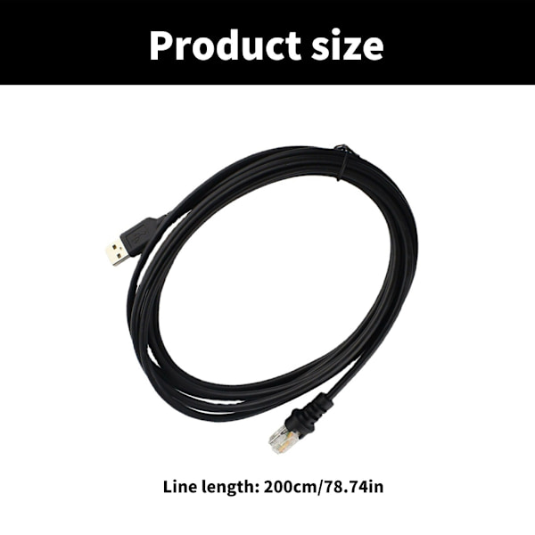 Scanner USB Link Kabel 2M Til MS5145 MS9540 MS7120 MS9590 MS1690 Metro