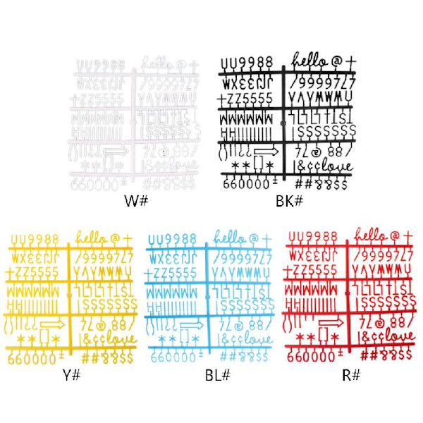4 stycken tecken för filtbokstavstavlor Alfabet för utbytbara filtbokstavstavlor Milstolpar Semester Hållbar Black