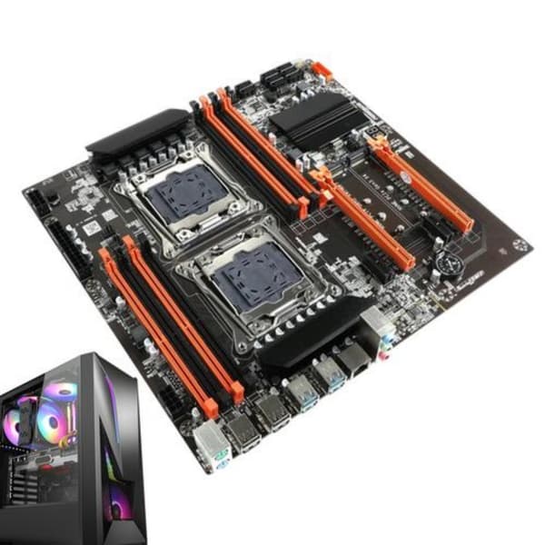 X99 Moderkort med dubbla processorer Stöder LGA 2011 och 2011 3 för X99 Chipset DDR4