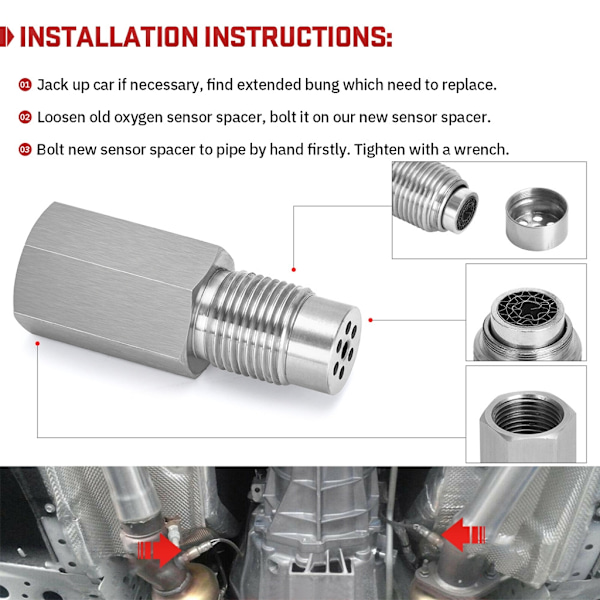M18X1.5 Syresensor Avgassensor Bilsensoradapter