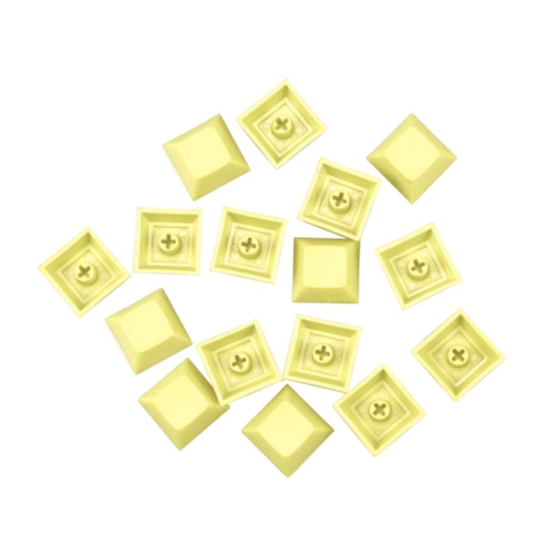 100 stk. Blandet Farge PBT Shine Through Keyset 1U DSA Profil Keycap Sett for Cherry MX Brytere Mekanisk Tastatur