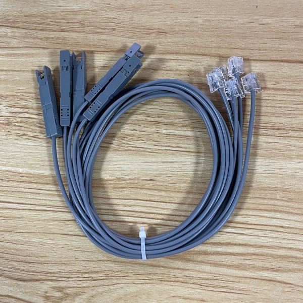 5 st/lot RJ11 RJ45 Plug to 110 Patch Kabel Telefon Röstsignal Test 2-kärnig plast 1M testverktyg A