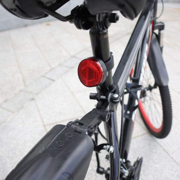 Sadelstolpe kvartsvängsfäste med cyklar bakre reflektor kompatibel för Airtags-hållare Mountain Cycling Sadelstolpsfästen