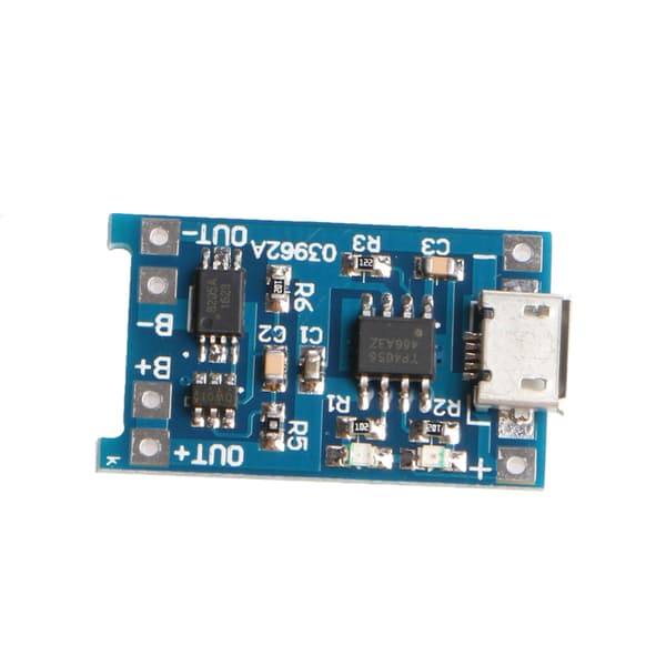 Micro 5V 1A USB 18650 Litiumakun Latauslevymoduuli + Suojaus